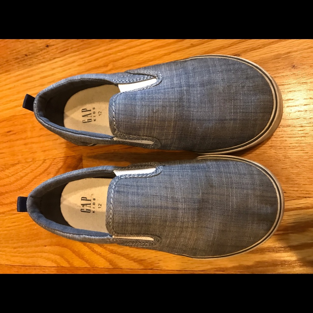 Gap Kids Chambray Slip On Shoes 12